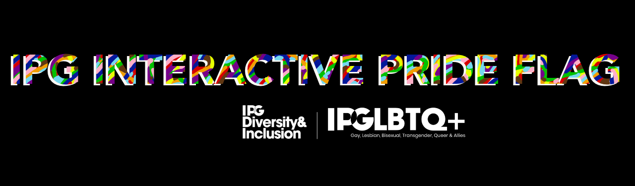 IPG Interactive Pride Flag logo